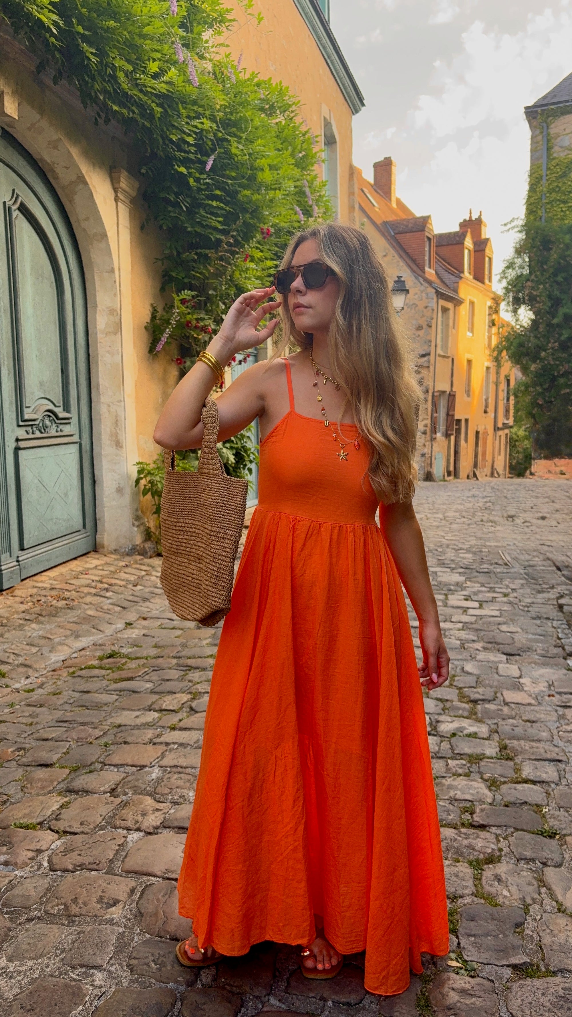 Robe Orange - Paula