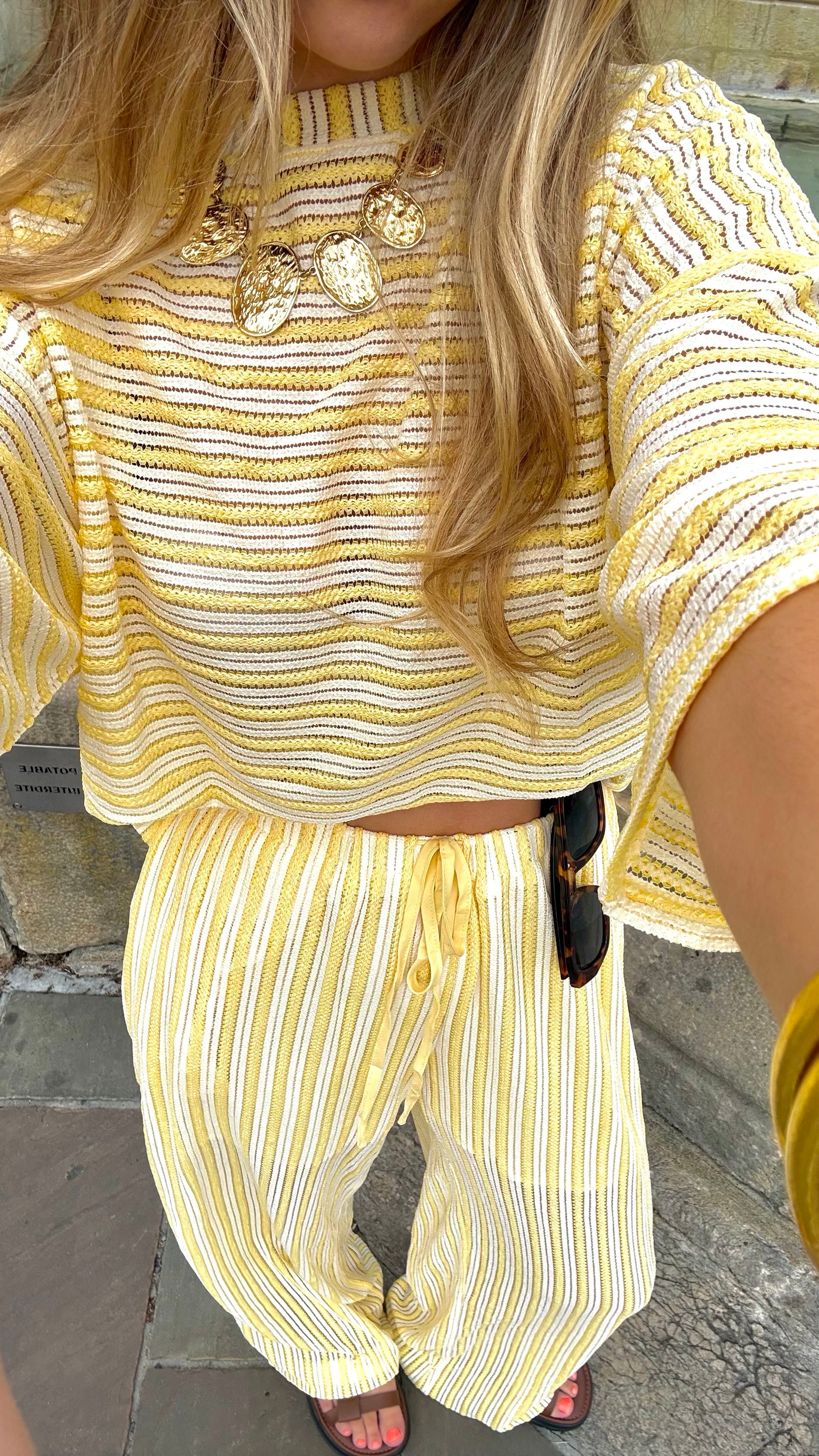Pantalon Fluide Jaune - Sunny