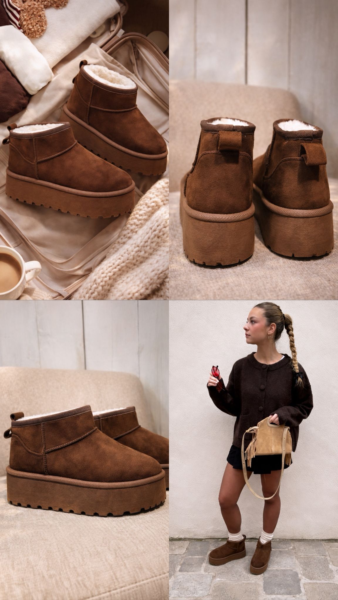 Boots Nova marron