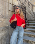 Pull rouge - MOHAIR