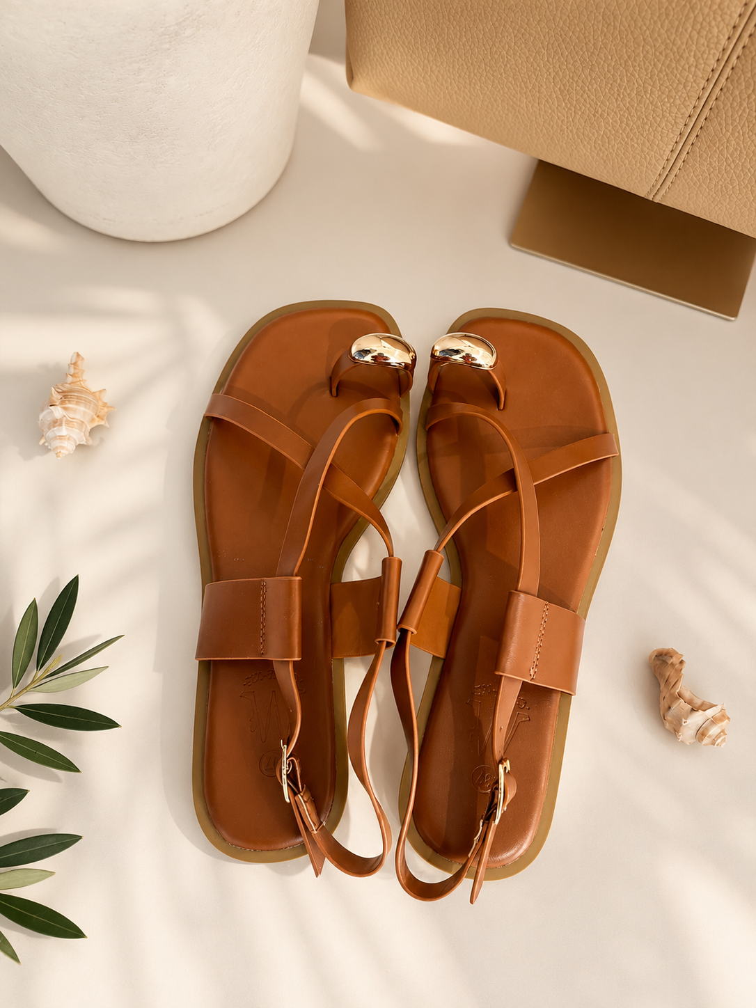 Sandales Camel - Mia