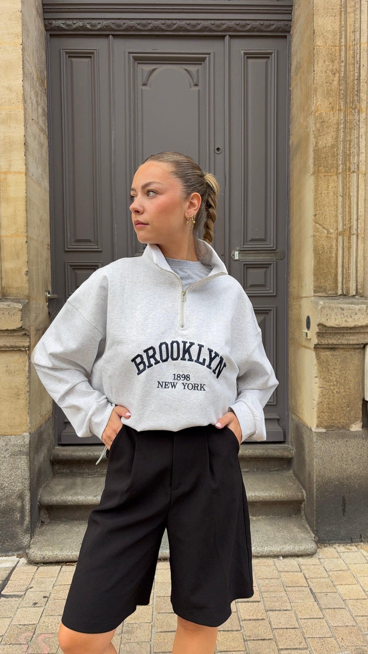 Sweat gris - BROOKLYN