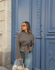 Veste à carreaux - ELISA