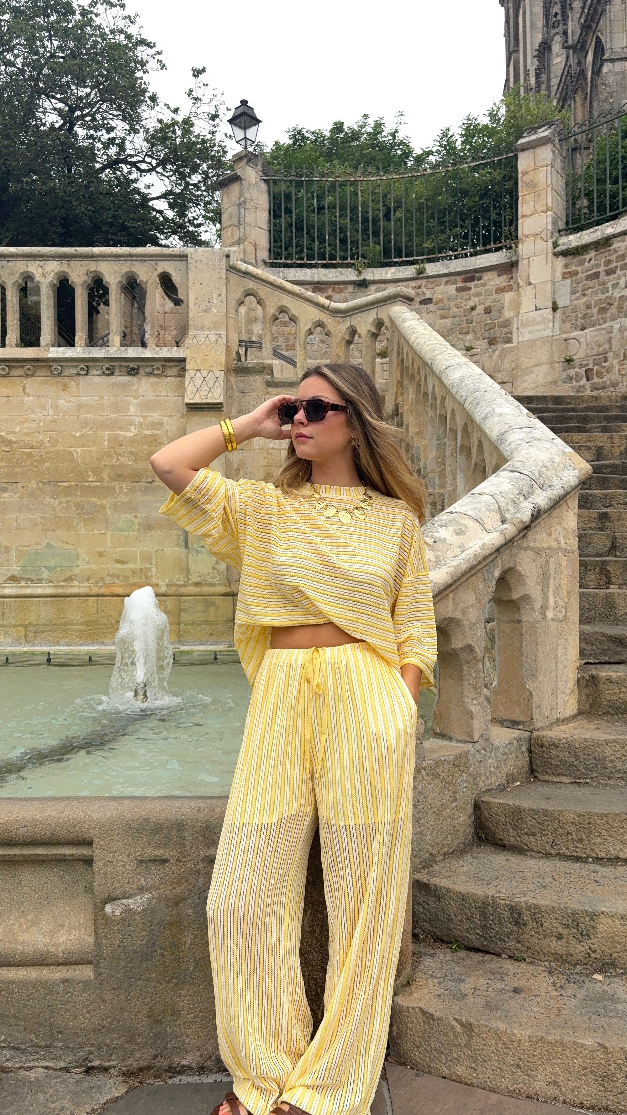 Pantalon Fluide Jaune - Sunny