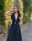 Robe Longue Noir - Inès