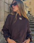 Sweat marron - AMOUR