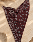 Triangle bandana bordeaux - IRIS