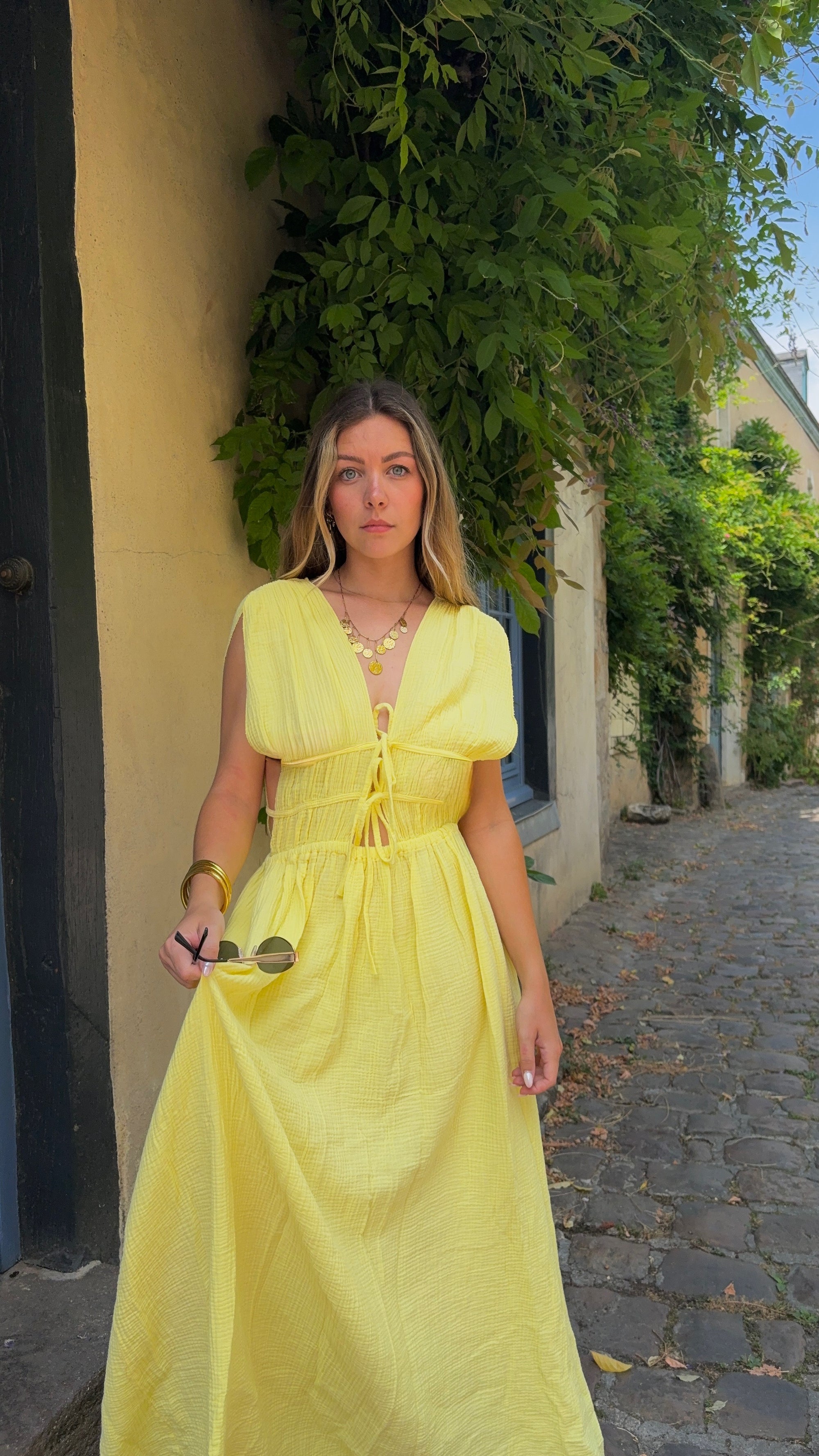 Robe Longue Jaune - Inès