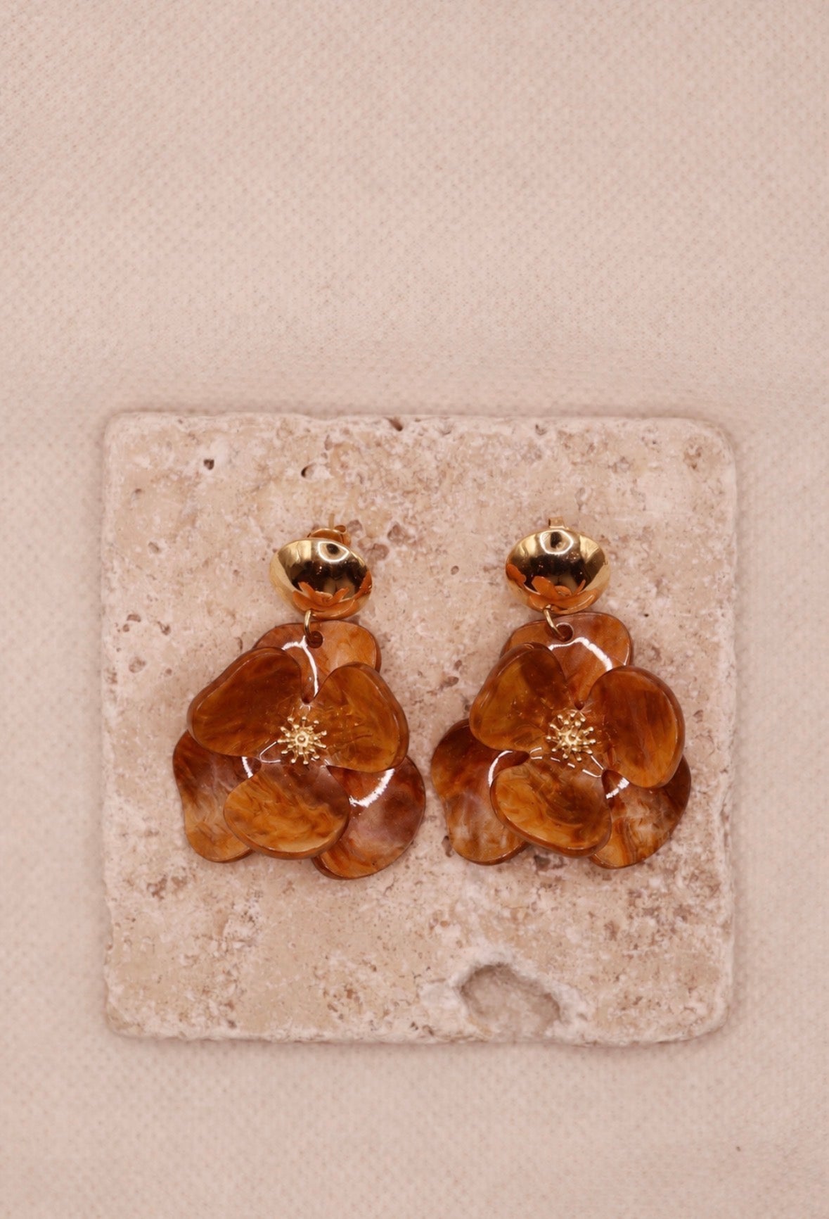 Boucles d’oreilles Création - Camélia