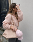 Gilet Mohair Rose