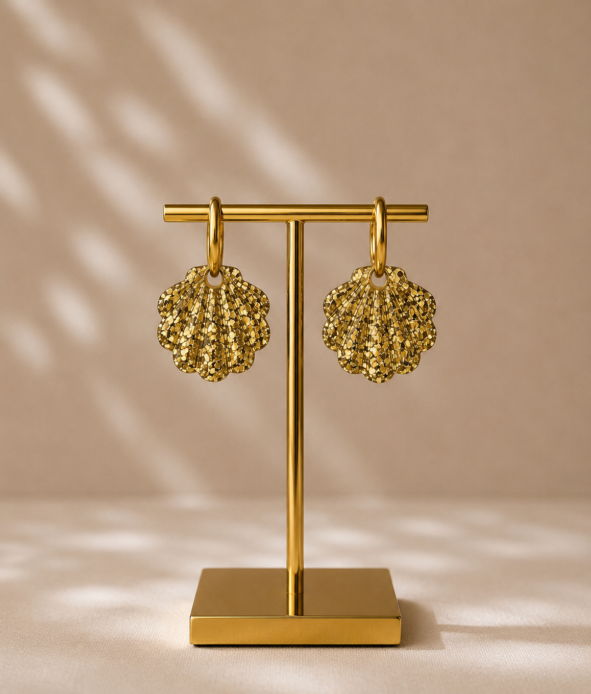 Boucles d’oreilles Doré - Shell