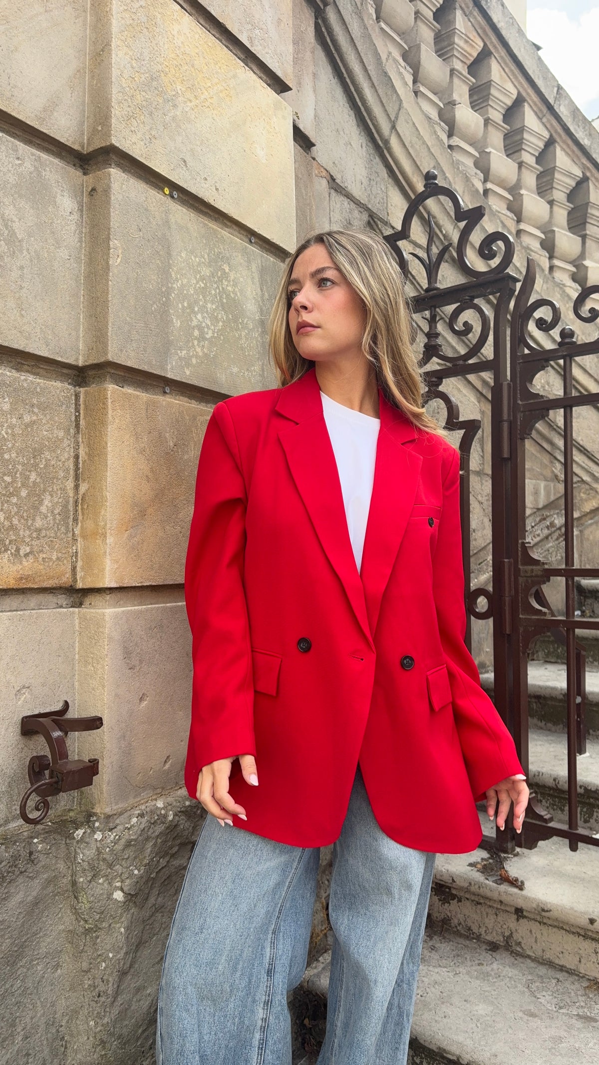 Blazer rouge - ADÈLE