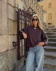 Sweat marron - AMOUR
