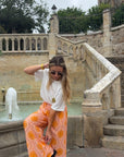 Pantalon Fluide Orange - Giu