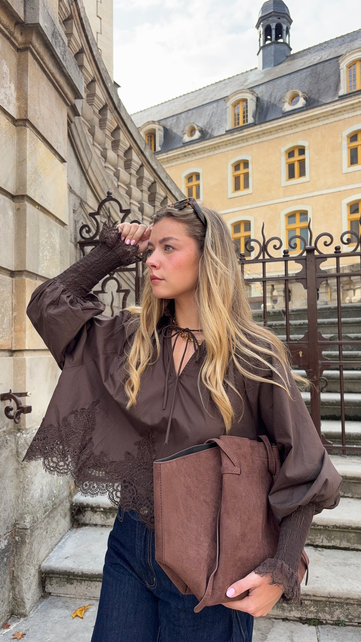 Blouse marron - BOHÈME