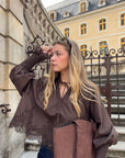 Blouse marron - BOHÈME