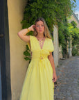 Robe Longue Jaune - Inès