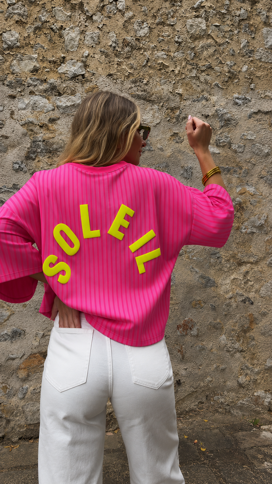 Tee Shirt Rayé - Soleil