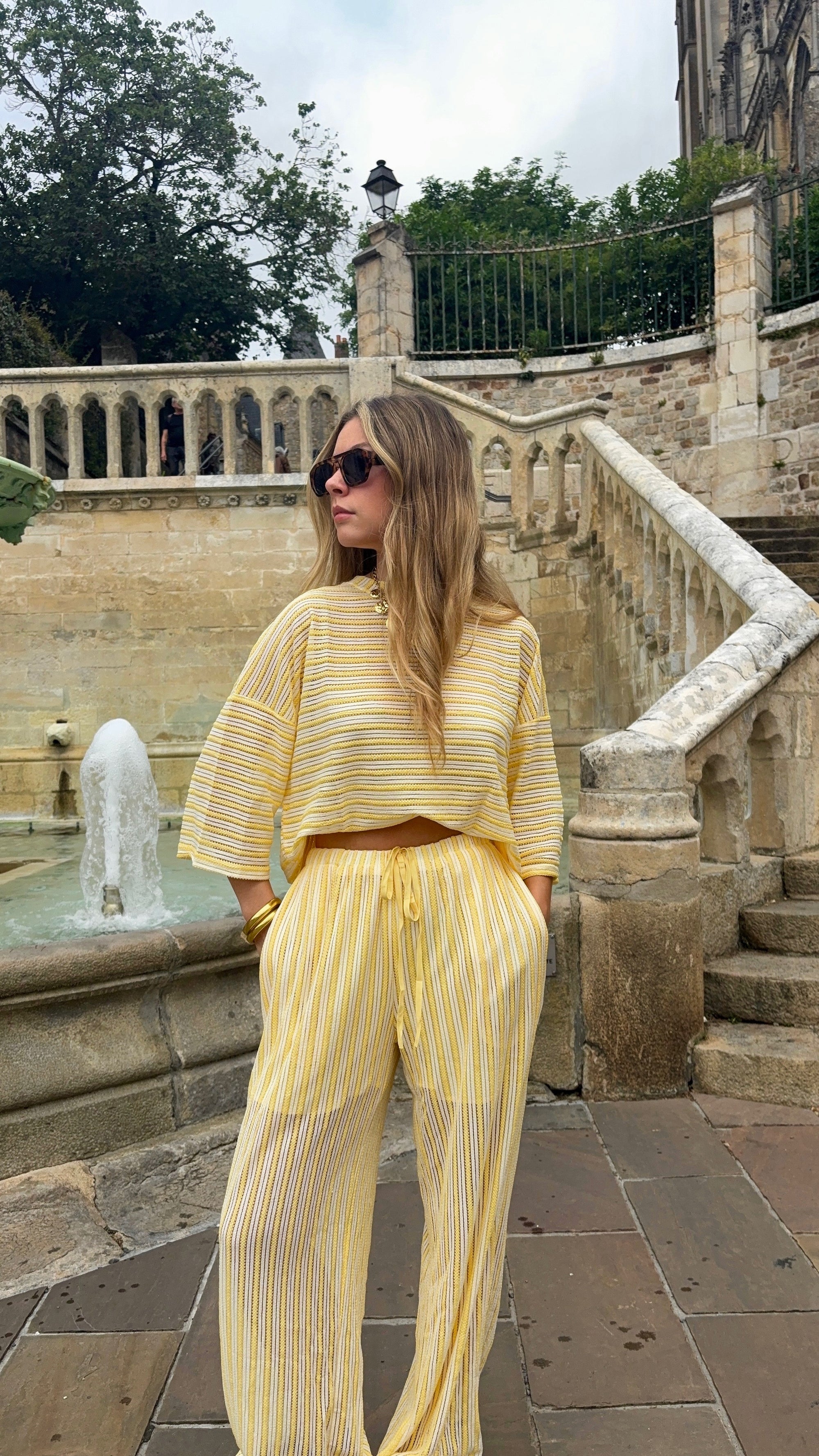 Pantalon Fluide Jaune - Sunny