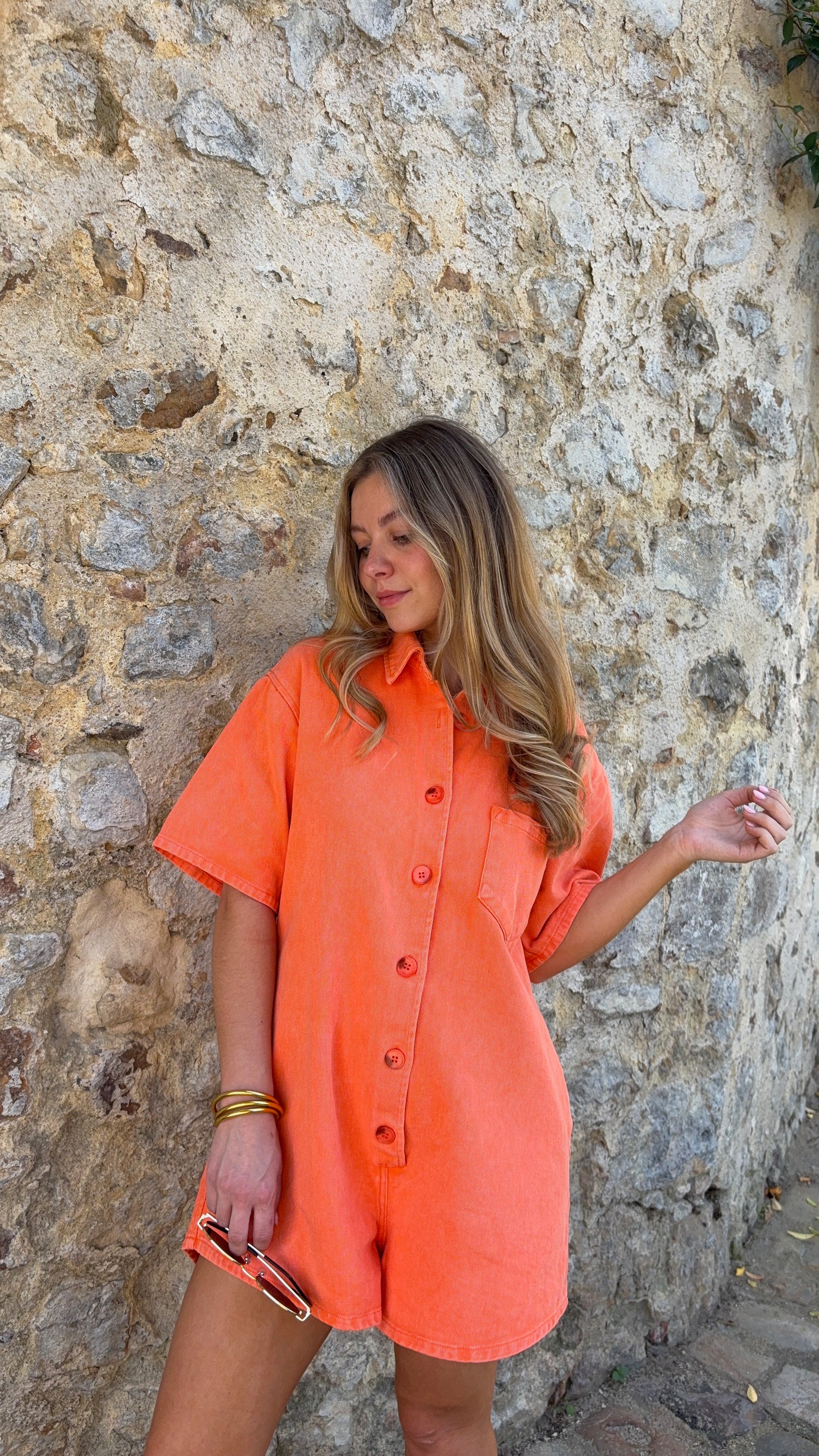 Combinaison short Orange - ARLO