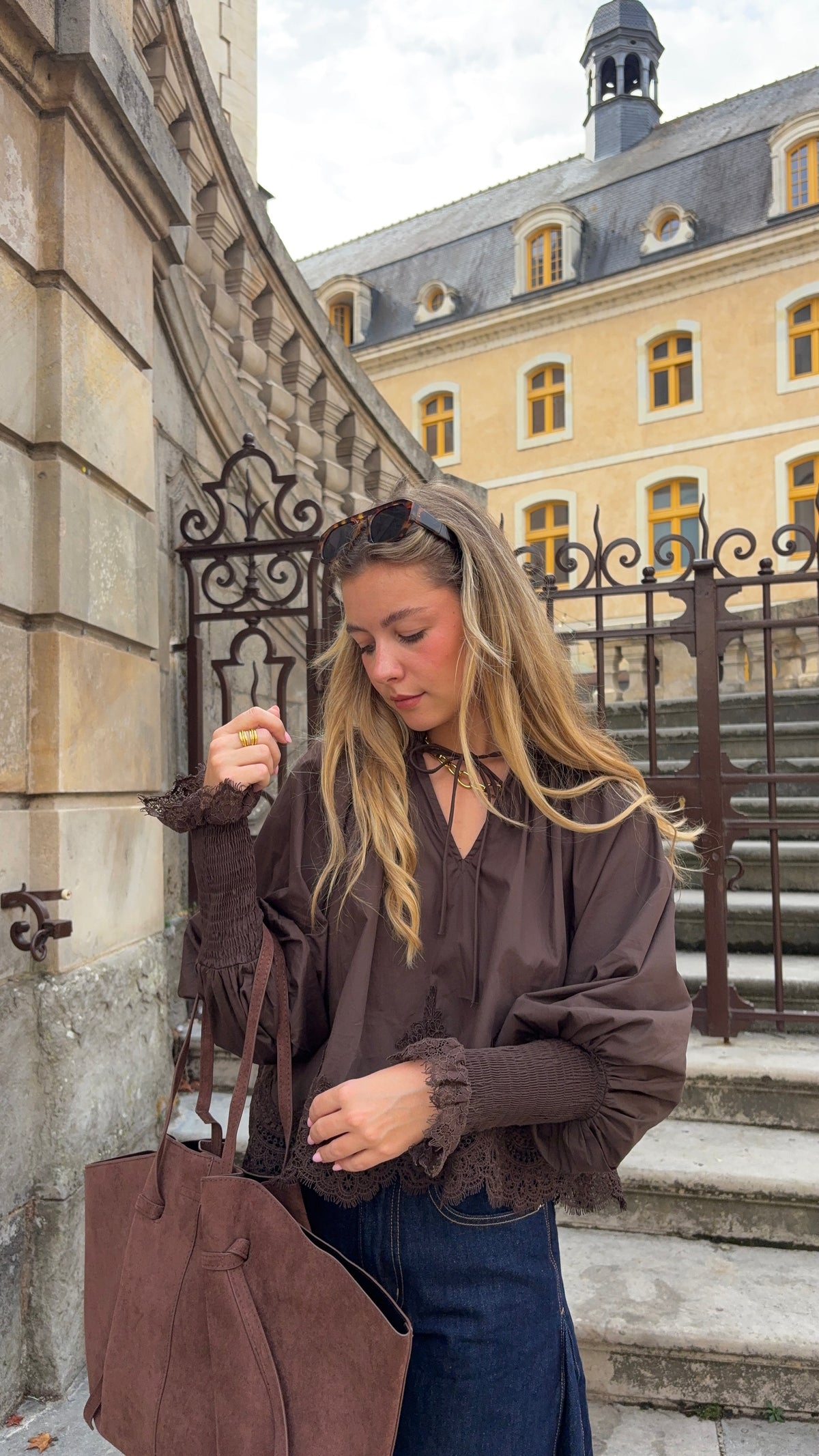 Blouse marron - BOHÈME