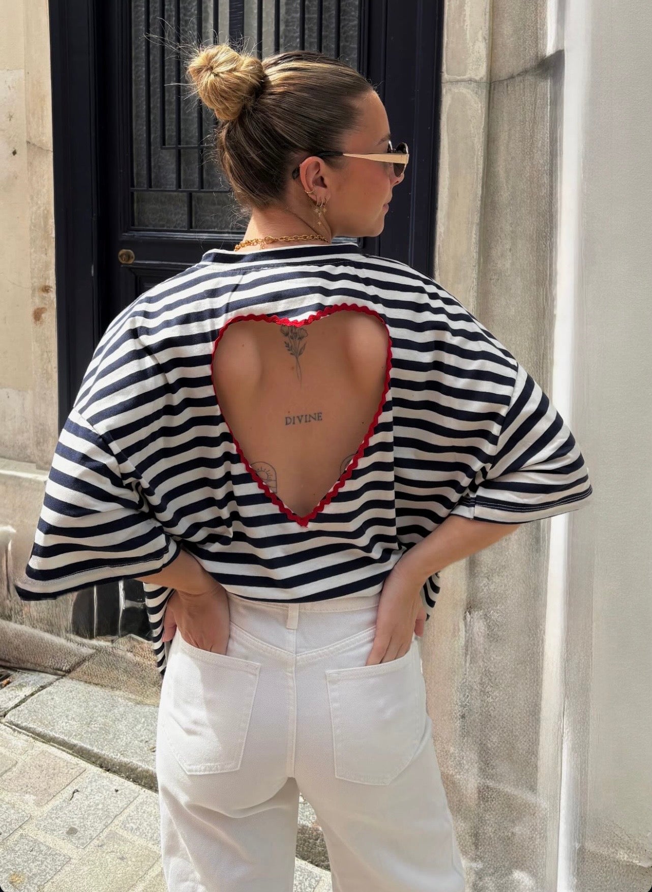 T-shirt Bleu - Love