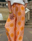 Pantalon Fluide Orange - Giu