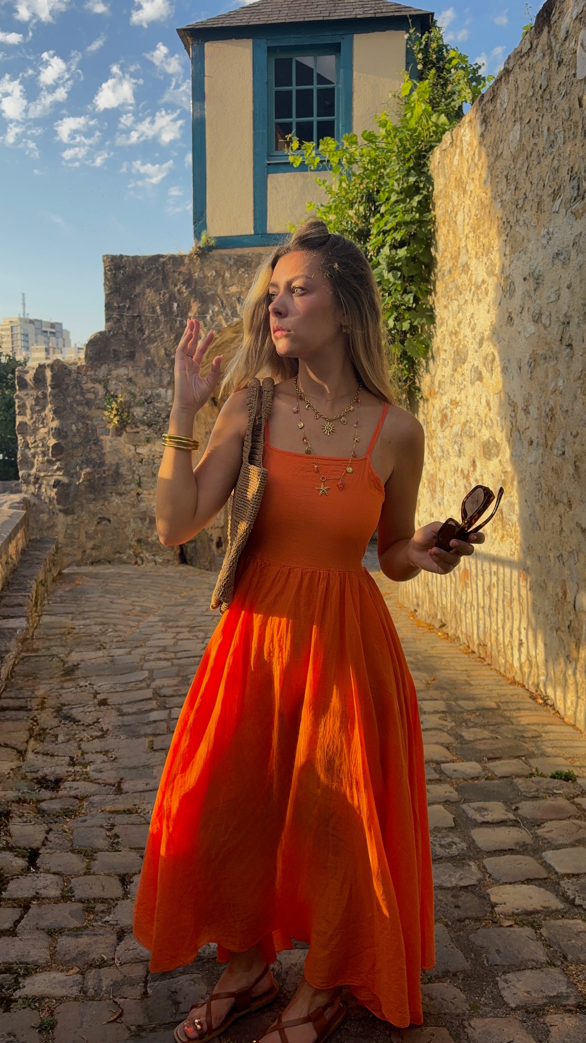 Robe Orange - Paula