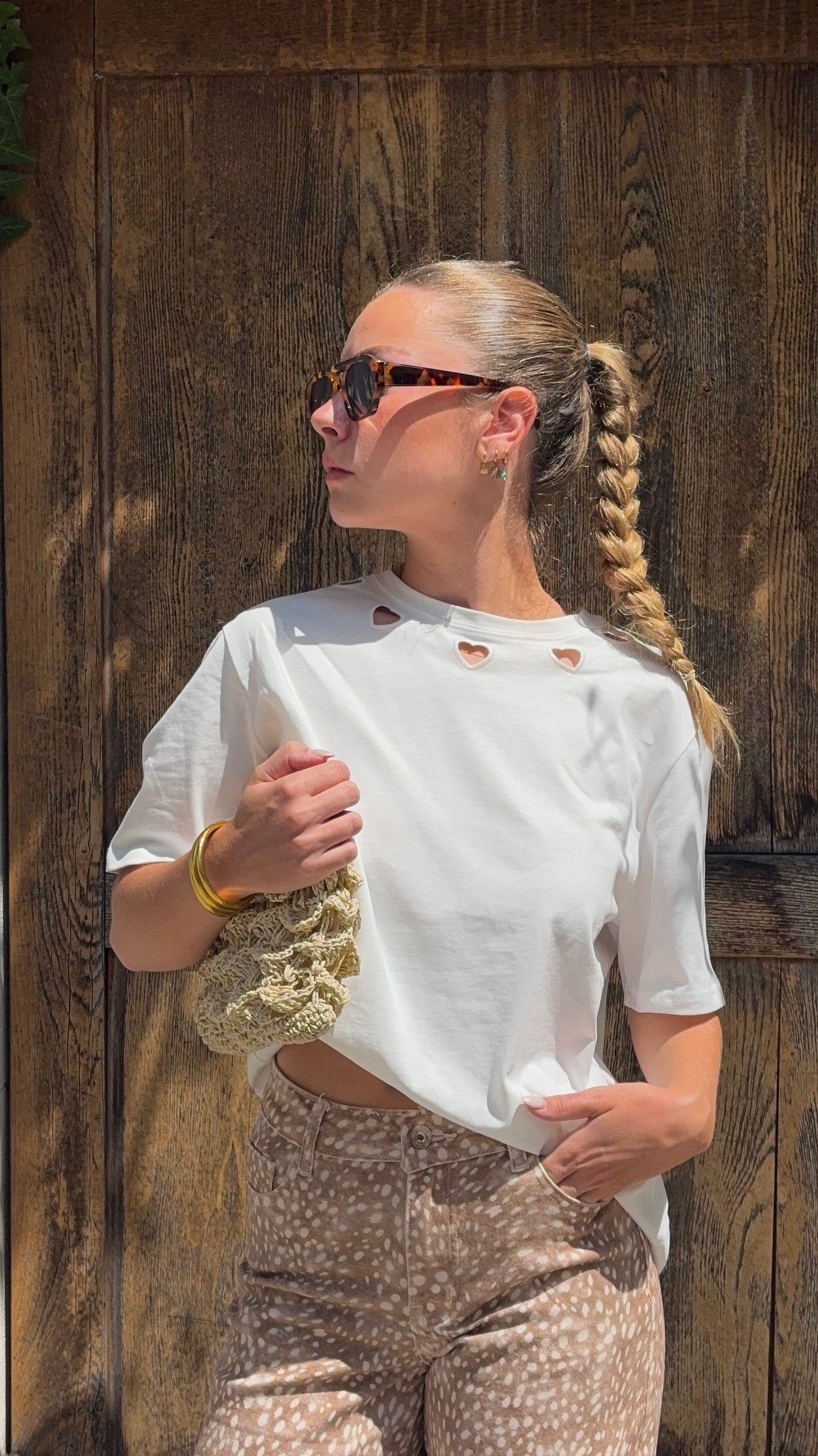 Tee Shirt blanc - Heart