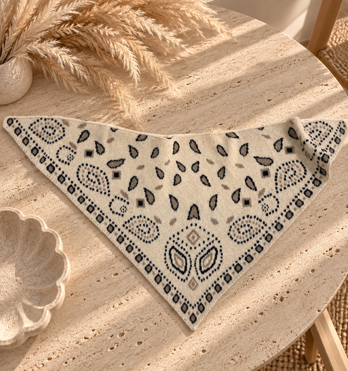 Triangle bandana beige - IRIS