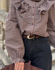 Blouse à carreaux - SALOMÉ