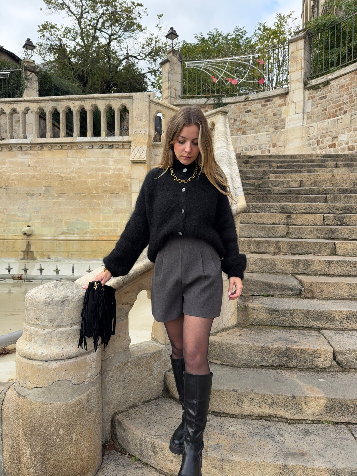 Short gris - MAÉ