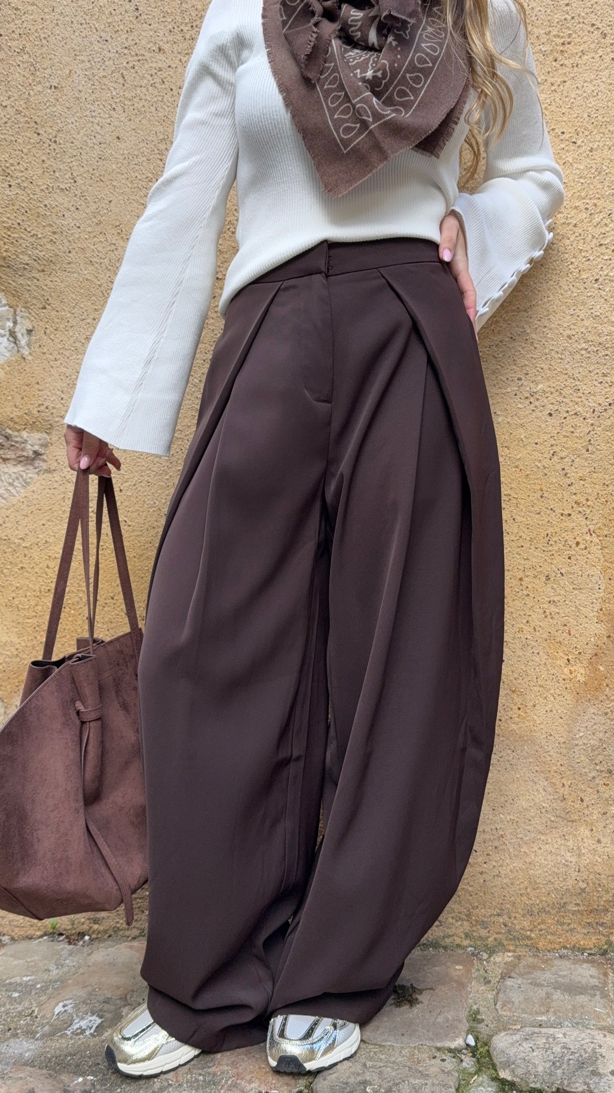 Pantalon fluide marron - MALO