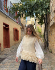 Pull sans manches beige - ALMA