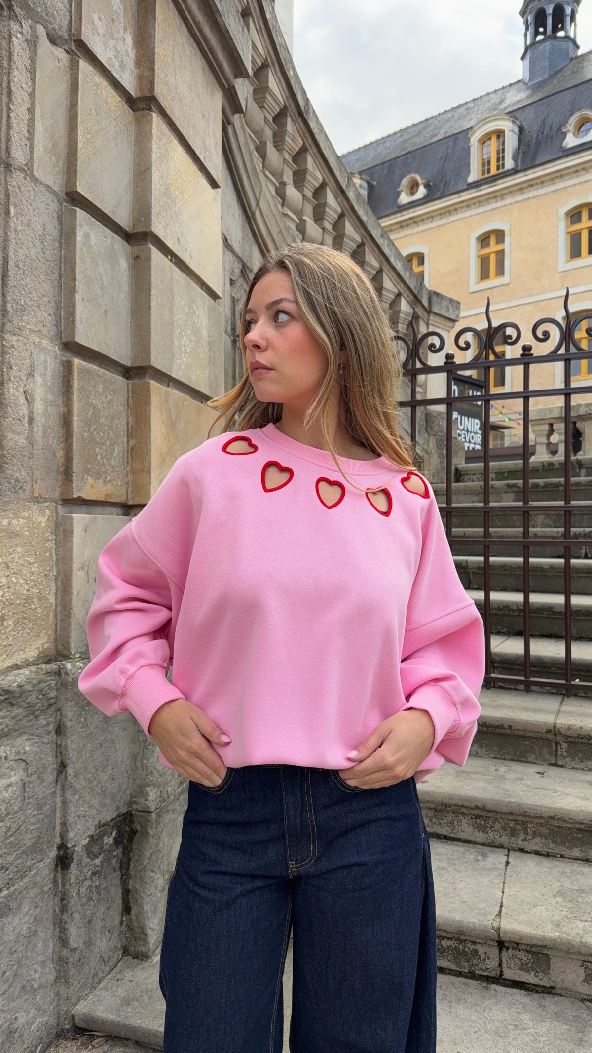 Sweat-shirt cœur - EVA