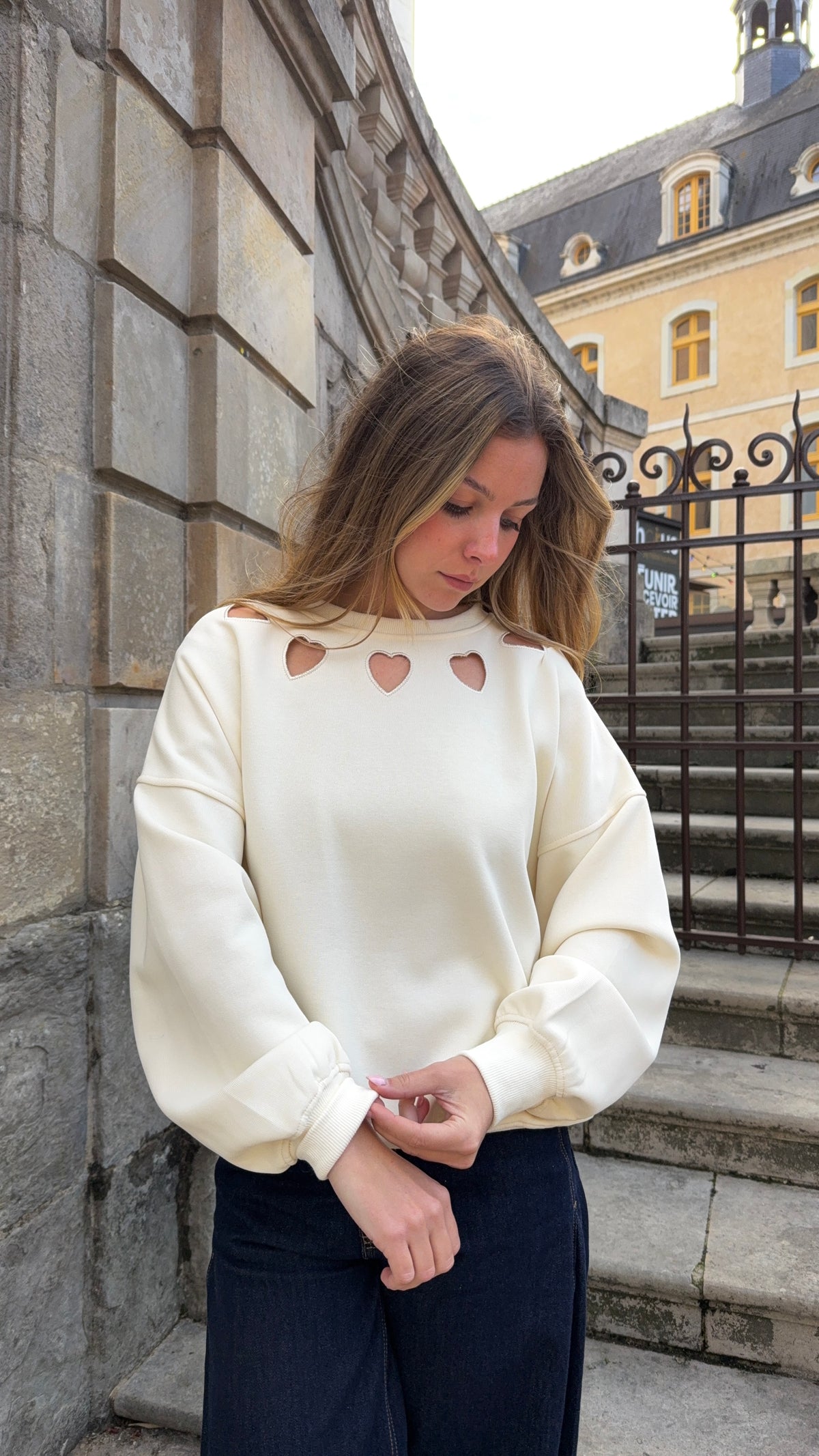 Sweat-shirt cœur - EVA