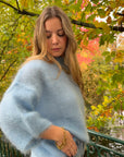 Pull mohair bleu ciel - NOA