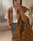 Gilet Eva sans manches Camel